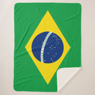 Cobertor Sherpa Brasil: Bandeira Sherpa