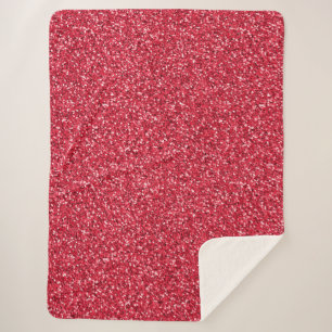 Cobertor Sherpa Brilhante Vermelho