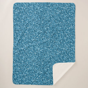 Cobertor Sherpa Brilho Azul de Boston
