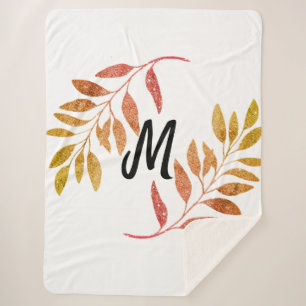 Cobertor Sherpa brilho verde-alaranjado vermelho adicione nosso no