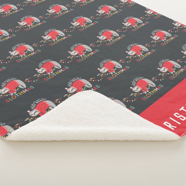 Cobertor Sherpa Brincadeiras, feriado moderno, natal (3/4)