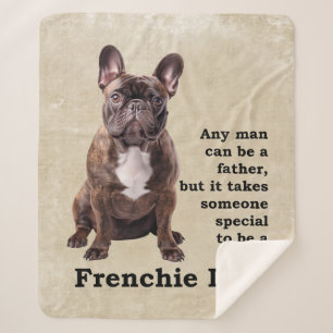 Cobertor Sherpa Brindle French Bulldog Pai