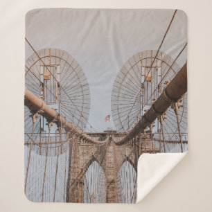 COBERTOR SHERPA BROOKLYN BRIDGE NOVA IORQUE