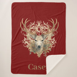 Cobertor Sherpa Buck majestoso - Nome personalizado