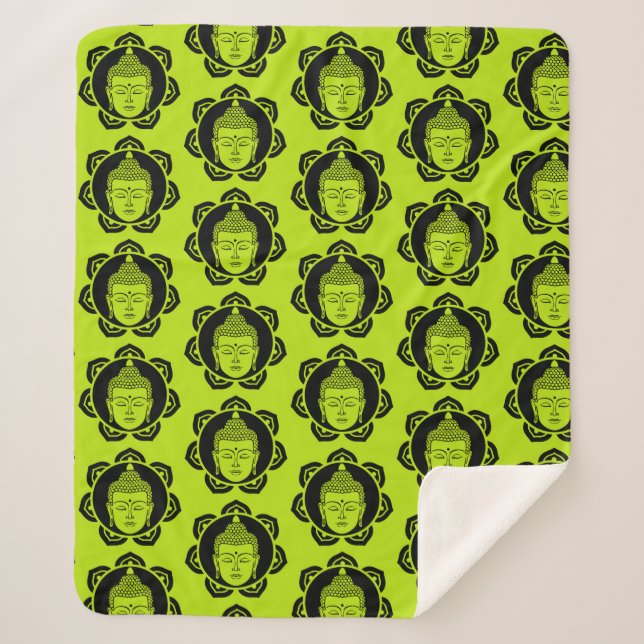 Cobertor Sherpa Buda Casa E Vida (Frente)