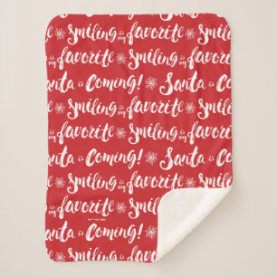 Cobertor Sherpa Buddy, o Elf   Sorrir é o meu padrão favorito