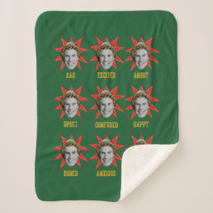 Cobertor Sherpa Buddy the Elf   Emotions