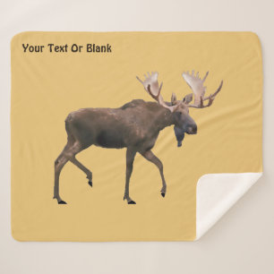 Cobertor Sherpa Bull Moose