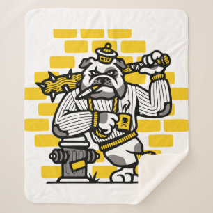 Cobertor Sherpa Bulldog Gang