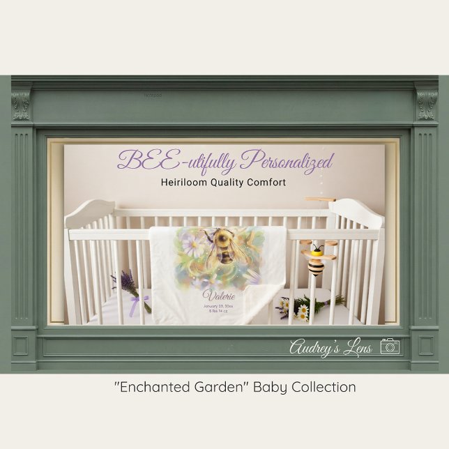 Cobertor Sherpa Bumblebee Sherpa Baby Blanket | Nature Gift (Criador carregado)