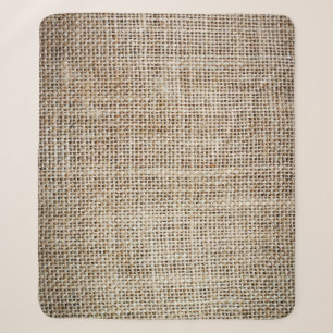 Cobertor Sherpa Burlap Hessian Background Texture