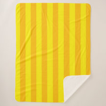 Butterscotpe Stripe Sherpa Blanket