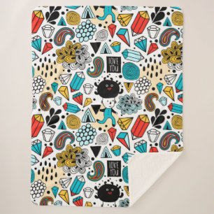 Cobertor Sherpa Cabeça louca