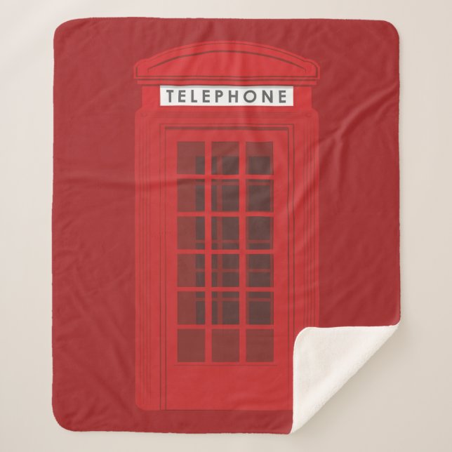 Cobertor Sherpa Cabine Telefônica (Frente)