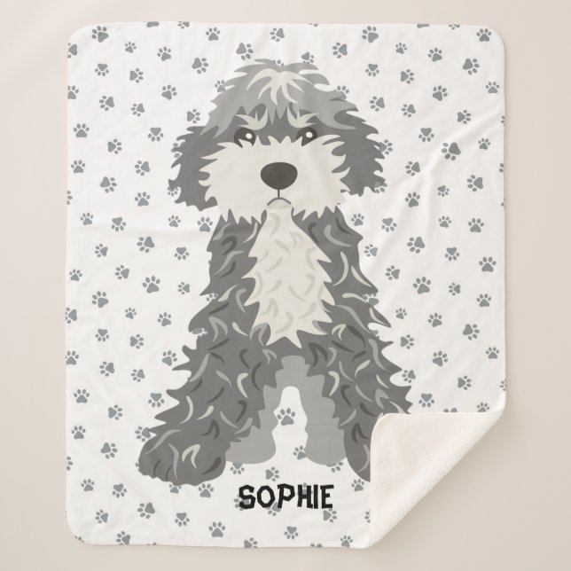 Cobertor Sherpa Cachorro Gelado (Frente)