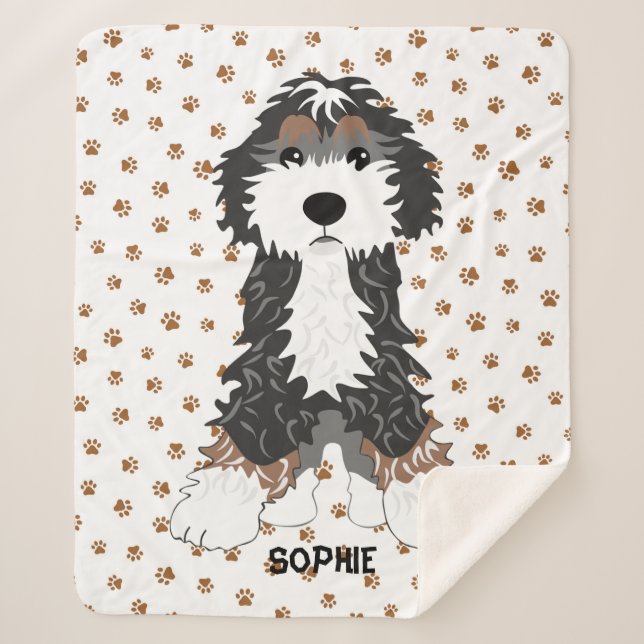 Cobertor Sherpa Cachorro Gelado (Frente)