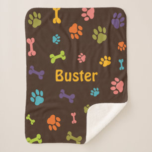 Cobertor Sherpa Cachorros Sherpa Dog Blanket