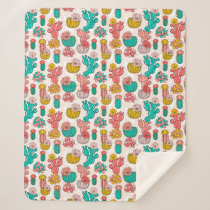 Cobertor Sherpa Cactus Sherpa Blanket
