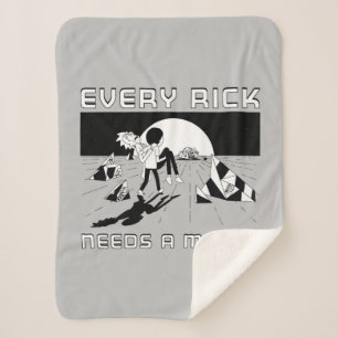 Cobertor Sherpa Cada Rick Precisa De Uma Morte