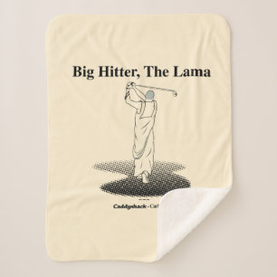 Cobertor Sherpa Caddyshack   Big Hitter, Lama
