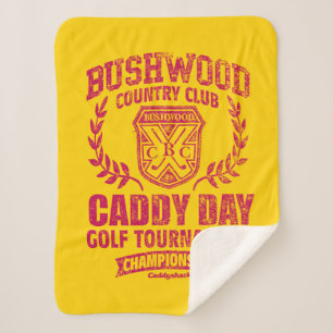 Cobertor Sherpa Caddyshack   Bushwood Country Club Caddy Day Golf