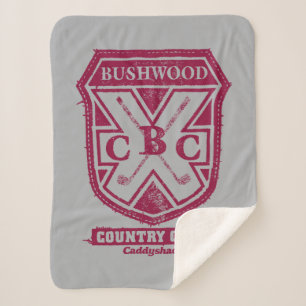 Cobertor Sherpa Caddyshack   Bushwood Country Club Crest