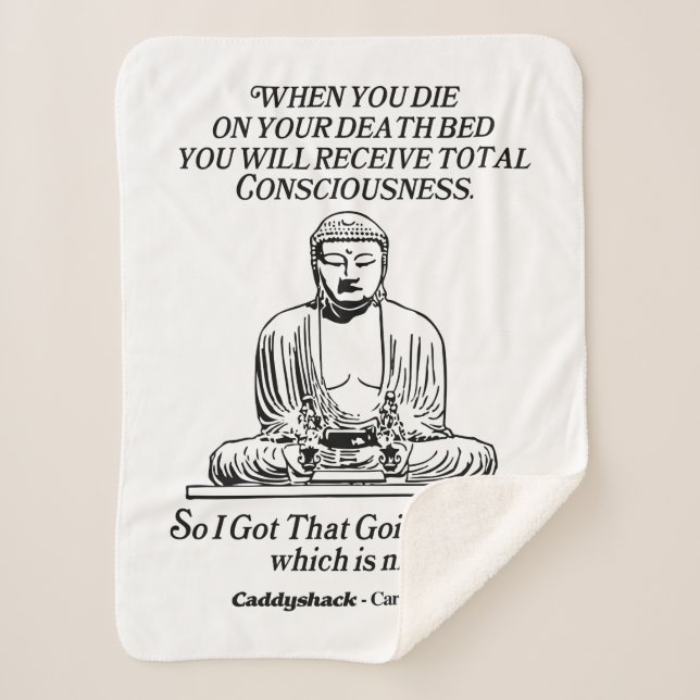 Cobertor Sherpa Caddyshack Eu Tenho Isso Para Mim (Frente)