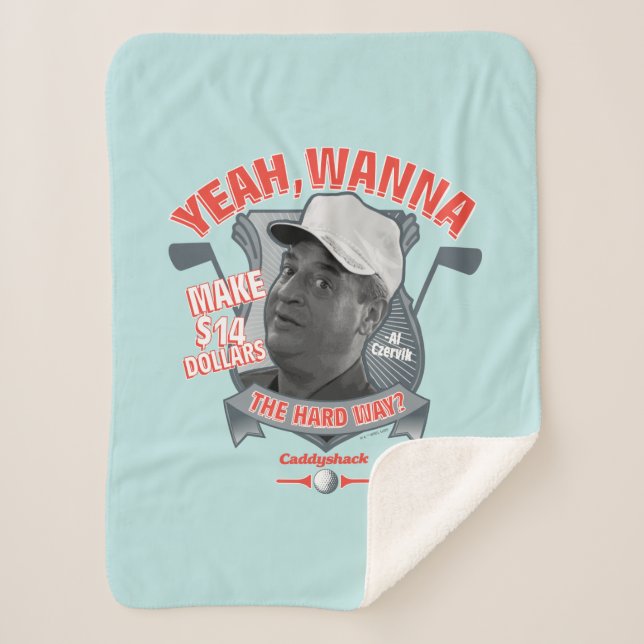 Cobertor Sherpa Caddyshack | Sim, Quer Ganhar 14 Dólares No Caminh (Frente)