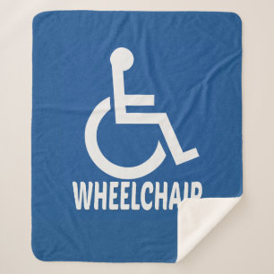 Cobertor Sherpa Cadeiras de rodas deficientes