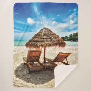 Cobertor Sherpa Cadeiras de solteiro no travesseiro decorativo de 