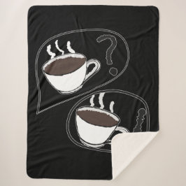 Cobertor Sherpa Café?