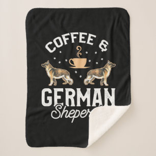 Cobertor Sherpa Café E German shepherd