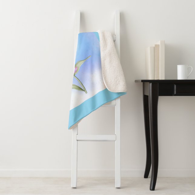 Cobertor Sherpa calda e avvolgente. (In Situ)