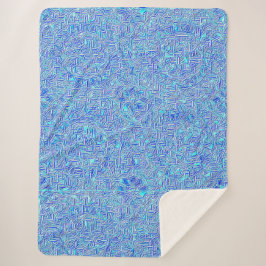 Cobertor Sherpa Caleidoscópio quebrado Sherpa Blanket