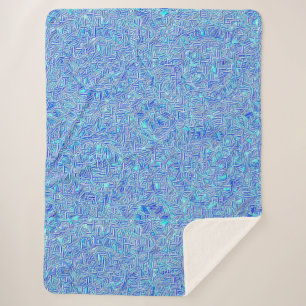 Cobertor Sherpa Caleidoscópio quebrado Sherpa Blanket