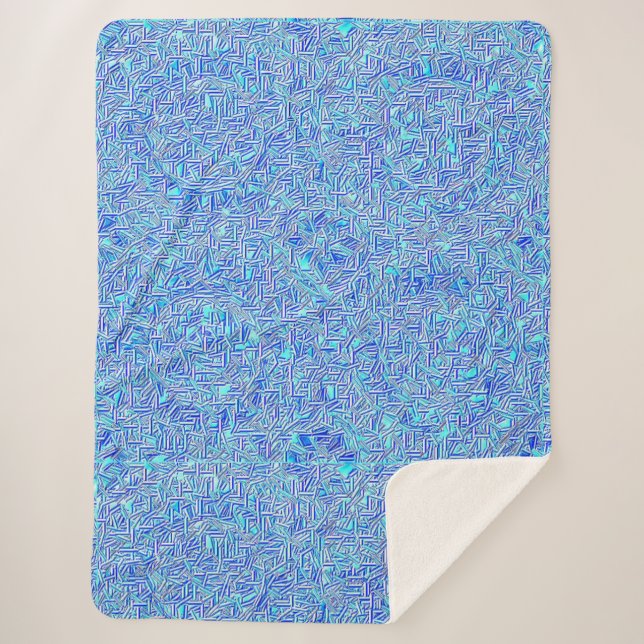 Cobertor Sherpa Caleidoscópio quebrado Sherpa Blanket (Frente)