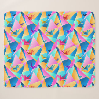 Cobertor Sherpa Calidoscópio de Origami