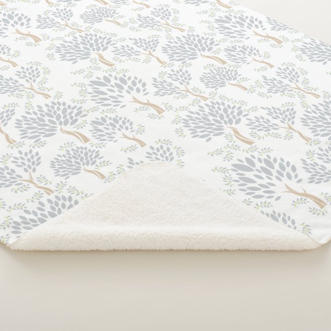 Cobertor Sherpa Calm Forest Wonderland (3/4)