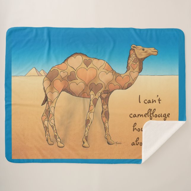 Cobertor Sherpa Camelflouge (Frente (Horizontal))