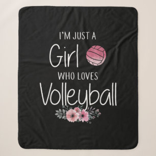 Cobertor Sherpa Camisa De Voleibol Para Mulheres Adolescentes Fofo