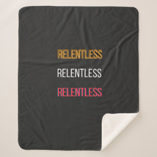 Cobertor Sherpa CamisetaRelentless