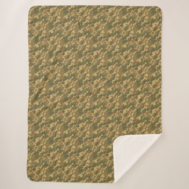 Cobertor Sherpa Camo (Frente)