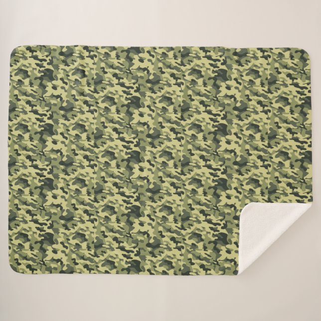 Cobertor Sherpa Camo (Frente (Horizontal))