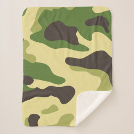 Cobertor Sherpa Camouflage