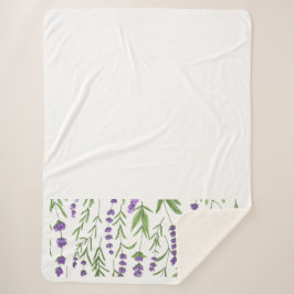 COBERTOR SHERPA CAMPOS LAVANDA