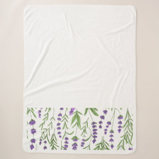 COBERTOR SHERPA CAMPOS LAVANDA