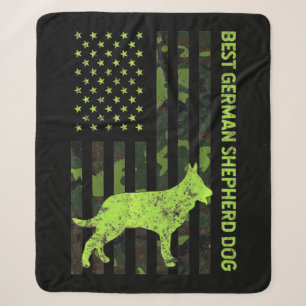Cobertor Sherpa Camuflagem de Sinalizador dos Estados Unidos em ge