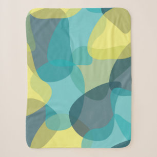 Cobertor Sherpa Camuflagem, geométrico moderno, legal, na moda,