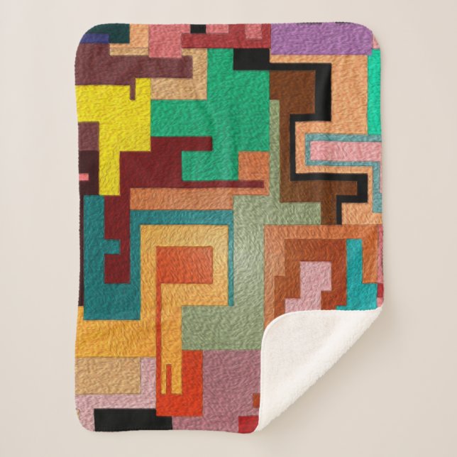 Cobertor Sherpa Camuflagem Pequena Sherpa Blanket (Frente)