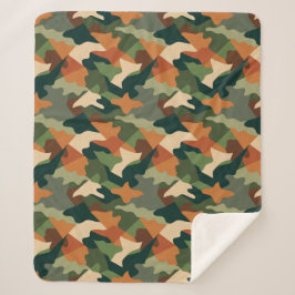 Cobertor Sherpa Camuflagem tática de trincheiras